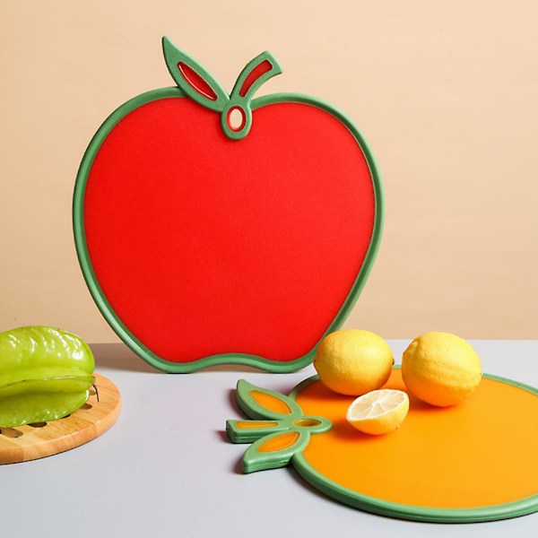 Fruktformad Skärbräda för Mat Skär Frukt Grönsaker Hackbrädor för Kök Apple