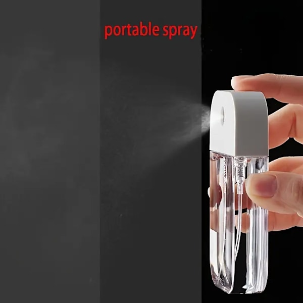 Kompakt 50 ml sprayflaska kit för rengöring, parfymer och repellenter - inklusive tratt, perfekt för resor och hem GS