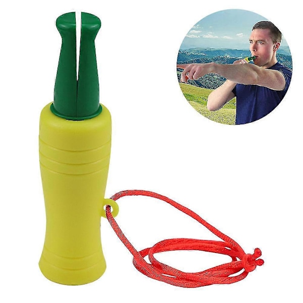 Ankvisselpipa jaktlockpipor, utomhus anklockpipa lockbete hållbart jakt jägare visselpipa skjutverktyg, utomhus jakt tillbehör yellow green