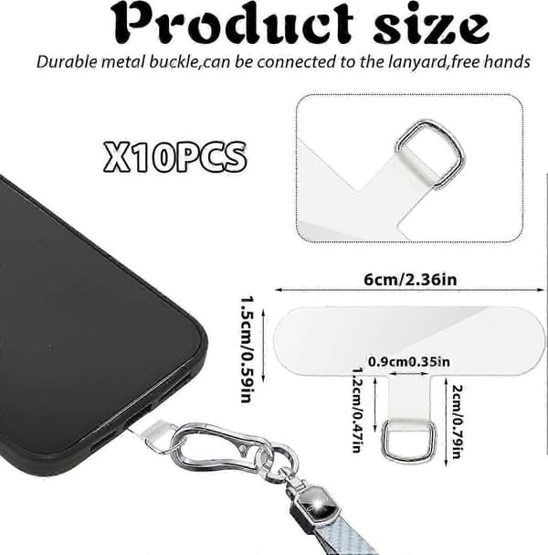 Mobiltelefon snorholder 10-pak