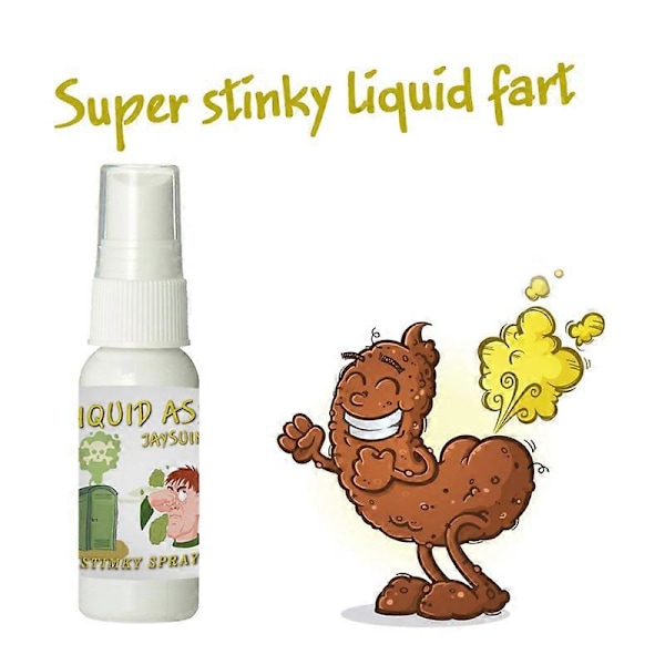 1/3/5 st Flytande Fis-spray Burk Stinkbomb Röv-luktande Illaluktande Gas Skit Skämtleksak Vits GS 5pcs