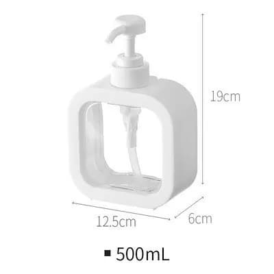 Sæbedispenser, genopfyldelig køkkensæbedispenser og badeværelsessæbedispenser, sæbedispenser, opvaskemiddeldispenser, 500ML