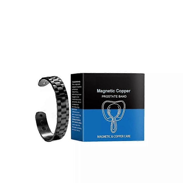 Magnetisk Koppar Prostata Rem Magnetisk Koppar Prostata Band Förbättrar Blodcirkulationen Herrarmband Lindrar Prostata 1pc