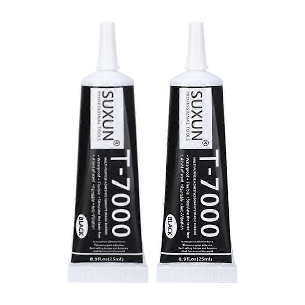 T7000 Multifunktionellt Lim DIY Mobiltelefonskärm Ram Epoxitätningsmedel Super Svart Flytande Lim T-7000 Nagellack 50ml GS