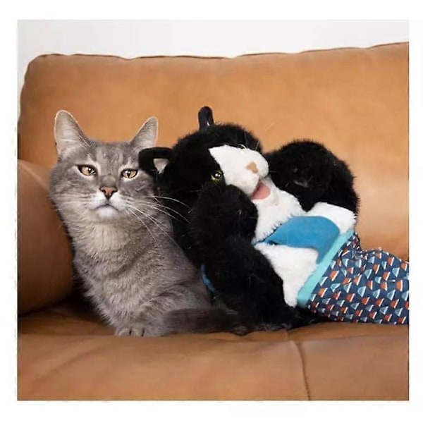 Kattdocka Brottare, Katt Handdockor Mjuka Plyschdockor Gosedjur