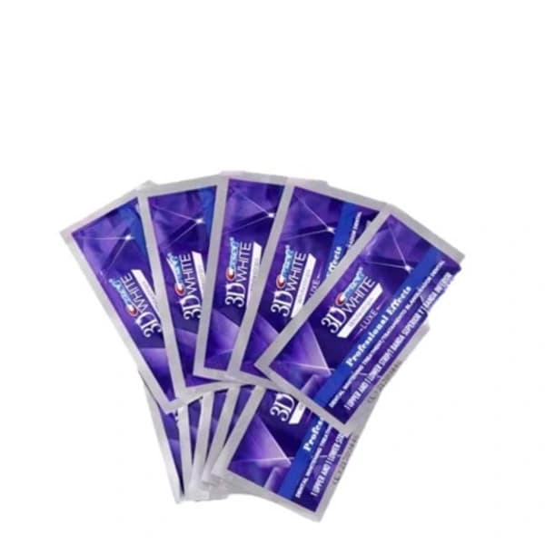 3D White Teeth Whitening Strips Professional Effects - Bleg dine tænder, White Luxe 10 par