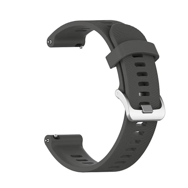 Kellon ranneke Garmin Forerunner 245 silikoni musta 20mm