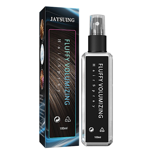Naturlig Växtprotein Hårförtjockningsspray Långvarig Stadga Hårtexturspray för Hårvård 100ml Box