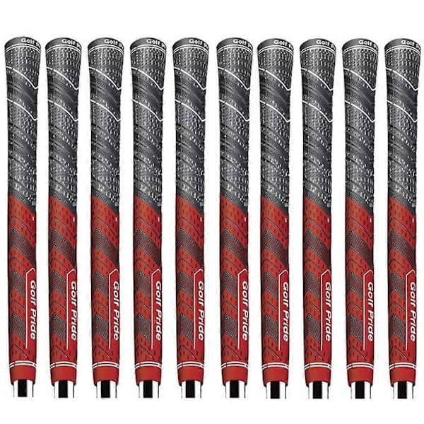 10 stk Golf Pride MCC PLUS 4 Golfgreb Standard Størrelse red