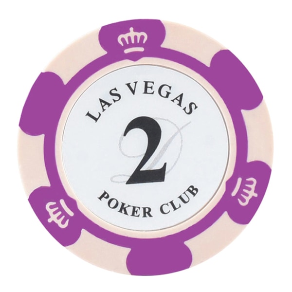 Moniarvoiset pelimerkit Kannettavat uhkapelimerkit Las Vegas -kolikko kasinoille 2 Face Value