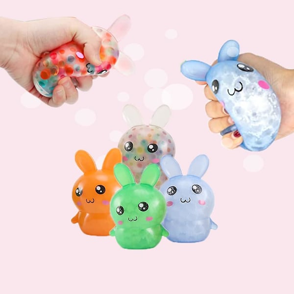 Stressbollsset, Antistressbollar, Antistressboll för Barn, Antistressleksak, Stressleksak för Vuxna, Kläm- och Klibbiga Bollar GS