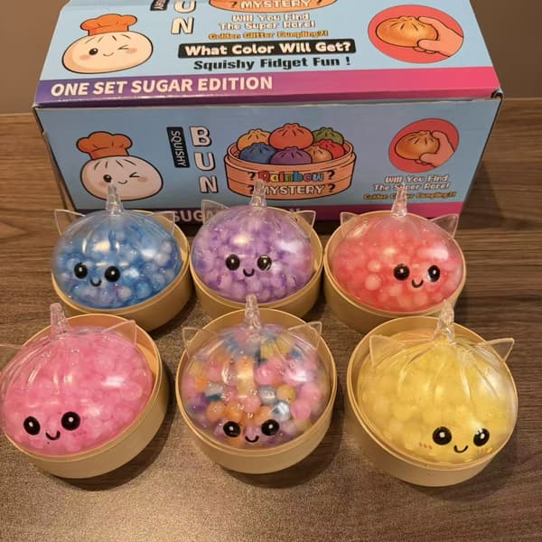 Alkuperäinen Mystery Dumpling Galaxy EditionViral Squishy B - Yksisarvispulla - Satunnainen väri