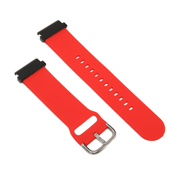 Ersättningsarmband 20mm Vattentätt Mjukt Snabbfäste Silikonarmband för Garmin Fenix 7S Röd[C] GS