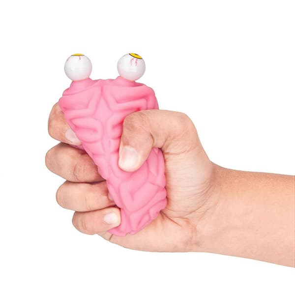 2X Flippy Brain Squishy Eye Popping Squeeze Fidget Leker Kule Ting Prank Gadgets Stresslindring Sensorisk ADHD Autisme Leketøy