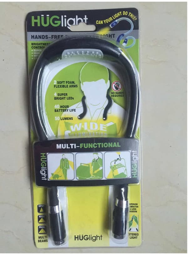 Boklampe med justerbart lys - Leselampe / LED-nakkelampe