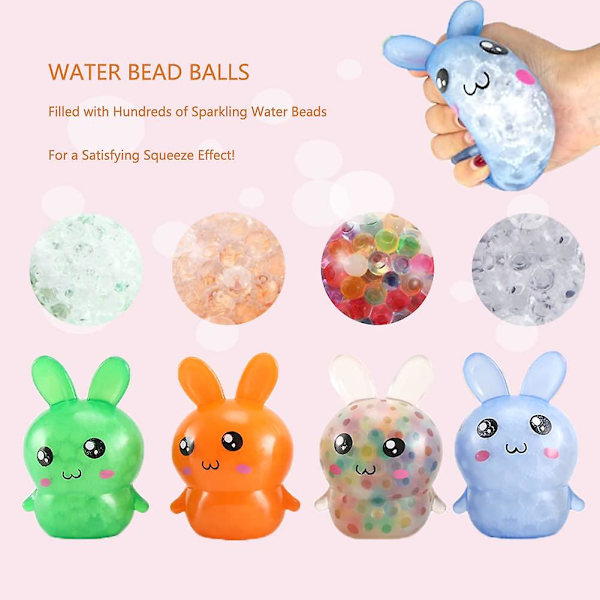 Stressbollsset, Antistressbollar, Antistressboll för Barn, Antistressleksak, Stressleksak för Vuxna, Kläm- och Klibbiga Bollar GS