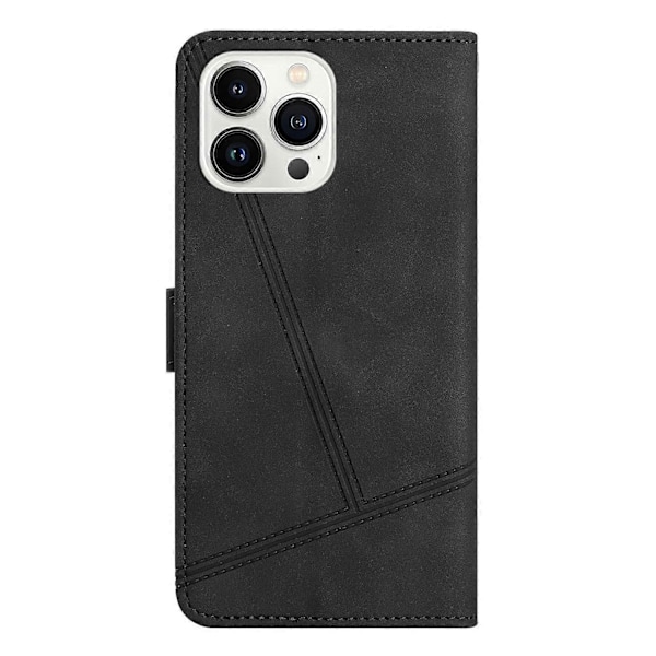 Sytt Läderfodral för iPhone 16 Pro Max Black
