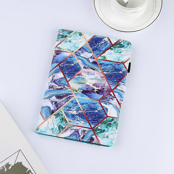 Universellt Läderfodral med Ställ för Pad Mini 1.2.3.4.5(2019) Tablet Skyddsfodral Tablet Fodral Skyddande Magnetisk Lila GS Navy Blue