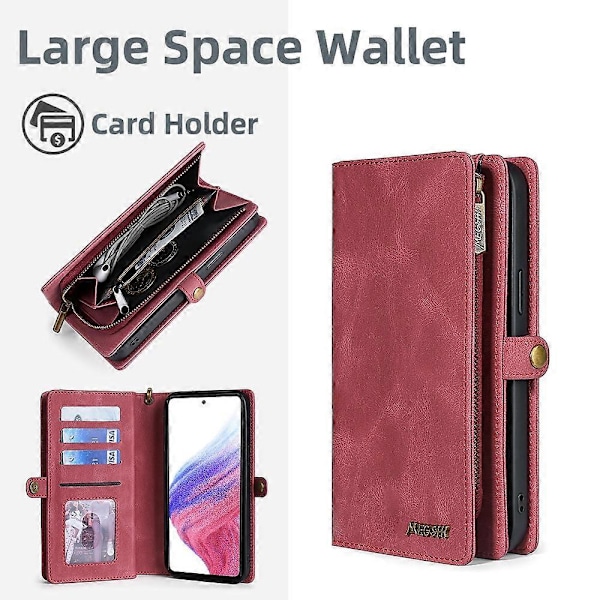 Skal för Galaxy A32 4G (EU-version) GS Multicolor Red