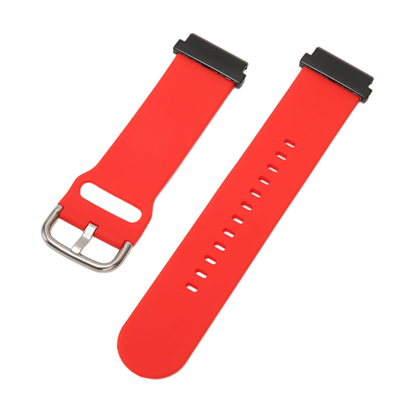 Ersättningsarmband 20mm Vattentätt Mjukt Snabbfäste Silikonarmband för Garmin Fenix 7S Röd[C] GS