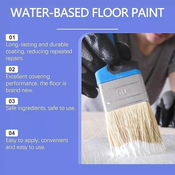 Louis Forest Epoxigolvfärg, Högglansig Epoxigolvbeläggning med Marmoreffekt Blue