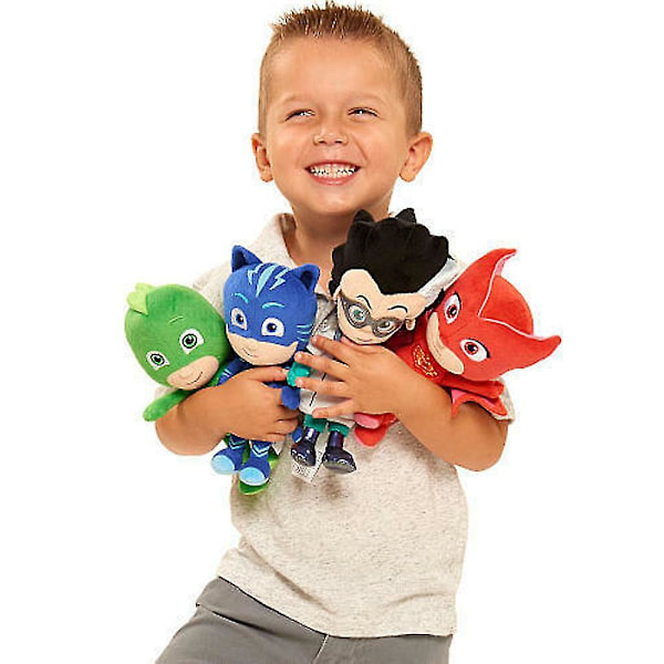 Film Pyjamashjältarna Gekko Catboy Uggla Romeo Plyschdocka Leksaker Gosedjur Barn Present Mini Gosedjursfigur Leksak GS