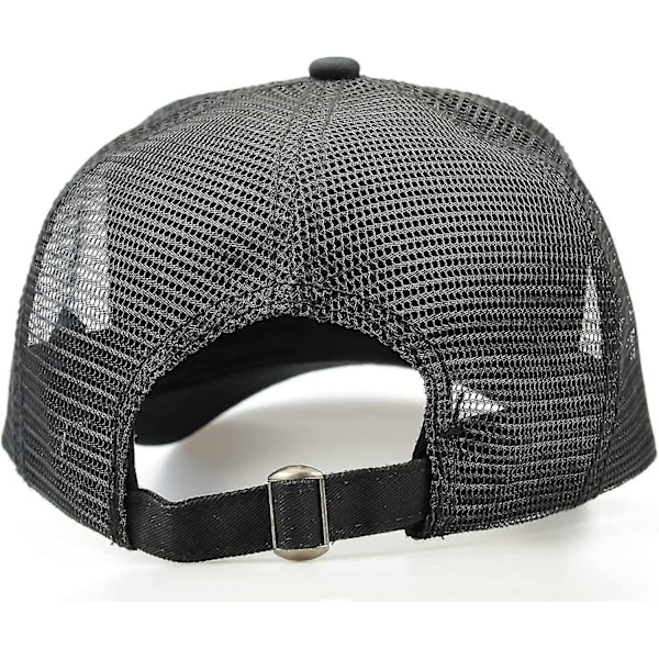Oversize Xxl Mesh Truckerkeps Stora Hattar För Män Hög Krona Basebollkeps Andningsbar Pappa Hatt Justerbar 60-65 cm GS