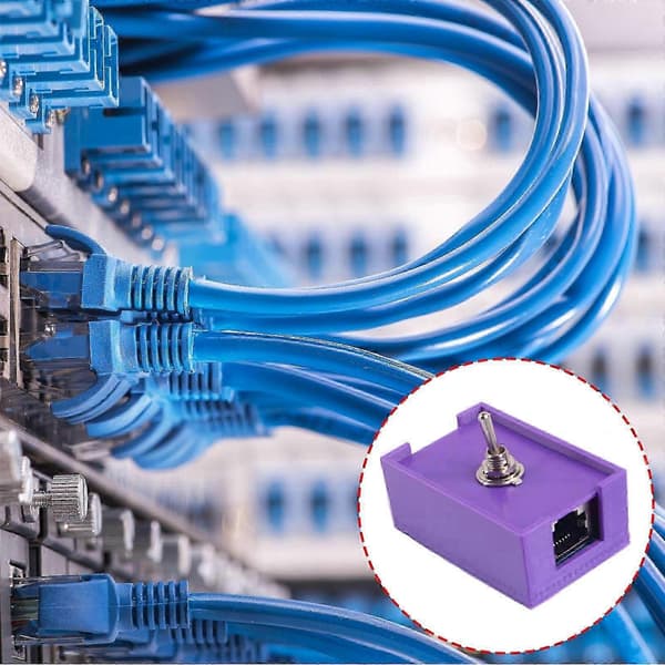 RJ45 Ethernet-switchar Tvinnade par-kontrollswitchar Överspänningsskydd Fysisk isolering för hemmakontor serverrum