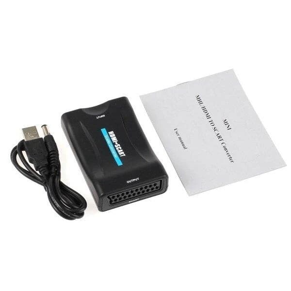 HDMI til SCART-konverter Sort