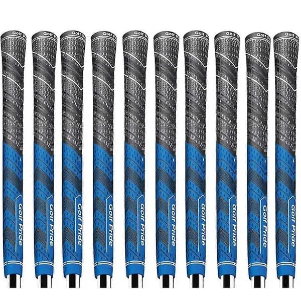 10 kpl Golf Pride MCC PLUS 4 -golfgrippejä vakiokoko Blue