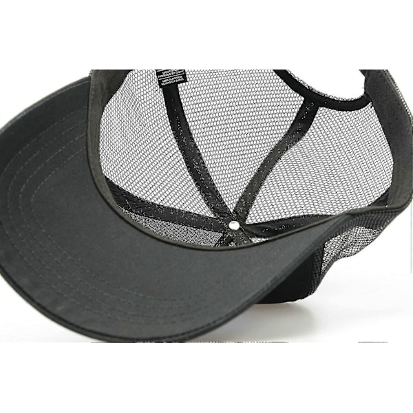 Oversize Xxl Mesh Truckerkeps Stora Hattar För Män Hög Krona Basebollkeps Andningsbar Pappa Hatt Justerbar 60-65 cm GS