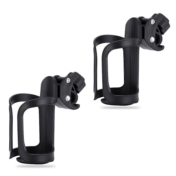 Barnvagn Dryckeshållare Lättvikt Kompakt Barnvagn Dryckeshållare för Rullstol 2 Pack