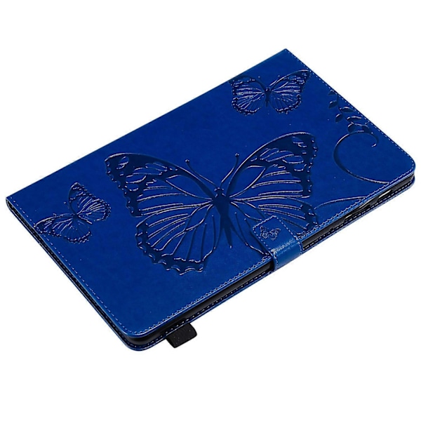 Tabletfodral i läder med ställ för Samsung Galaxy Tab A 10.5 (2018) T590 T595 T597 GS Multicolor Blue