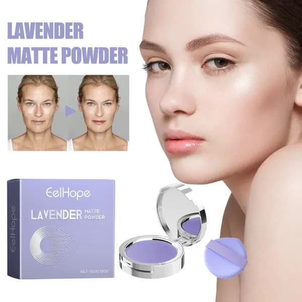 Lavendel Matt Bulk, Naturlig Sminkepudder, Oljekontroll Bulk