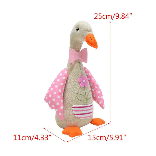 25cm Härlig Ankleksak Barnrum Dekorationer Plyschdocka Behaglig Lugnande Leksak för Barn Pojke Flicka Fotorekvisita Dekorationer Rosa GS Green
