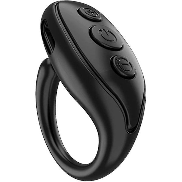 Tik Tok Bluetooth -kaukosäädin, vierityskaukosäädin valokuvaussivun kääntäjä Black