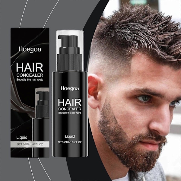 Hår concealer, hår brun och svart, naturlig färgutveckling, skonsam, långvarig och lätt att rengöra och uppfriskande frisörsalong GS