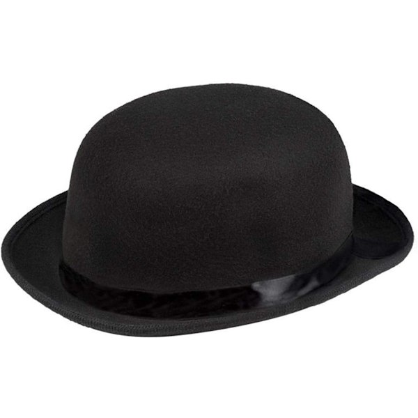 Bowlerhatt, för vuxna, Hatt, Huvudbonad, Kostym, Karneval, Tema GS