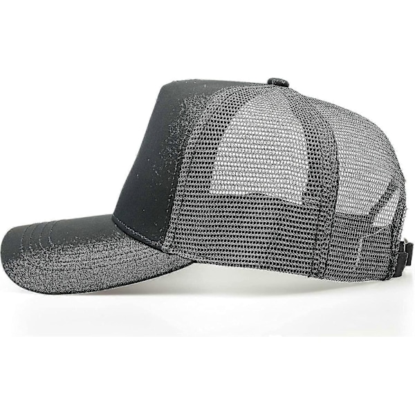 Oversize Xxl Mesh Truckerkeps Stora Hattar För Män Hög Krona Basebollkeps Andningsbar Pappa Hatt Justerbar 60-65 cm GS