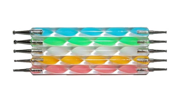 5 stk. prikkepenne negle manicure neglekunst manicure