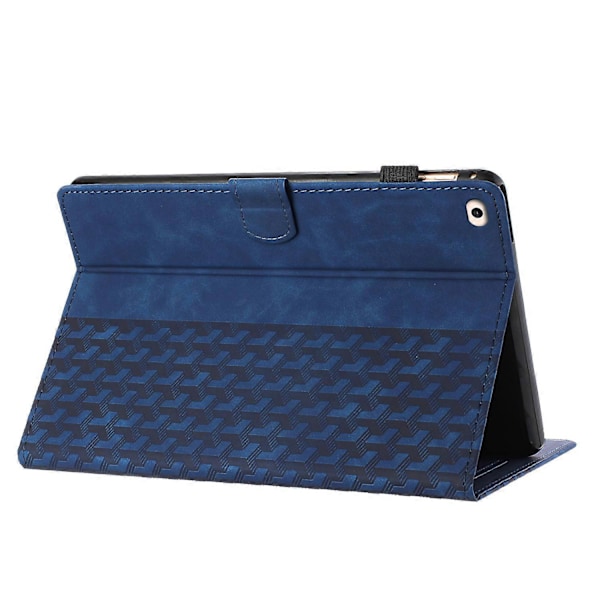 Läderfodral för iPad Mini/ Mini 2/ Mini 3/ Mini 4/ Mini (2019) 7,9 tum Byggklossar Präglat Tablet Skydd GS Blue