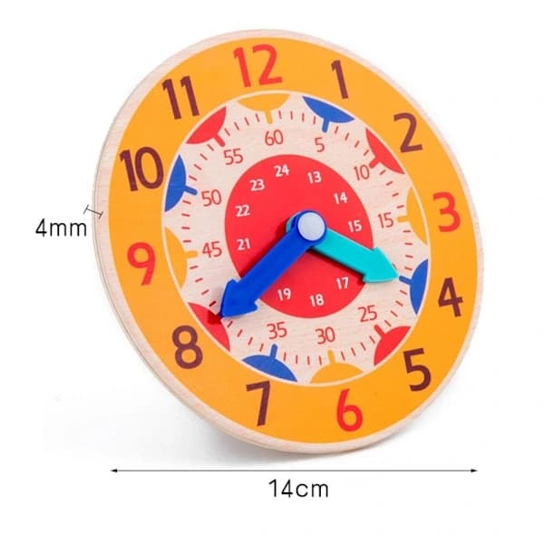 PCS Math Toys Klocka Barnleksak ORANGE orange