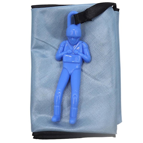 Funnys Utomhus Handkast Fallskärmar Flygande Paraply Leksak Barn Pedagogiska Leksaker Blue