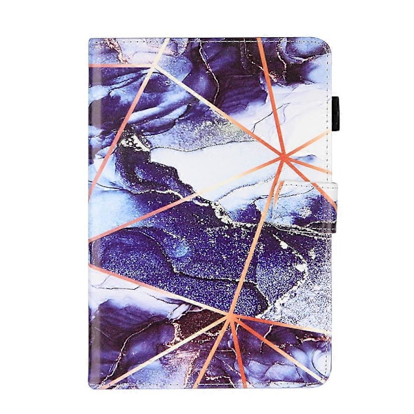 Universellt Läderfodral med Ställ för Pad Mini 1.2.3.4.5(2019) Tablet Skyddsfodral Tablet Fodral Skyddande Magnetisk Lila GS Navy Blue
