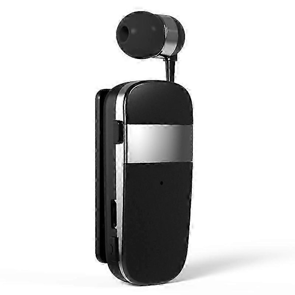 K53 Stereo Trådlöst Bluetooth Headset Samtal Påminnelse Vibration Klämma Drivrutin Auriculares Hörlurar F Black