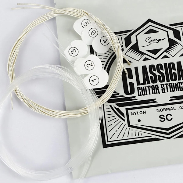 Gitarrsträngar Nylon .028-043 - Akustiska Gitarrsträngar 2-Pack 52