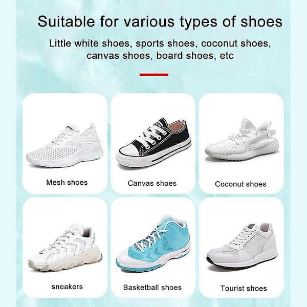 2-i-1 Skoborste, Kraftfull 2-i-1 Multifunktionell Skoborste för Sneakers 2 pcs