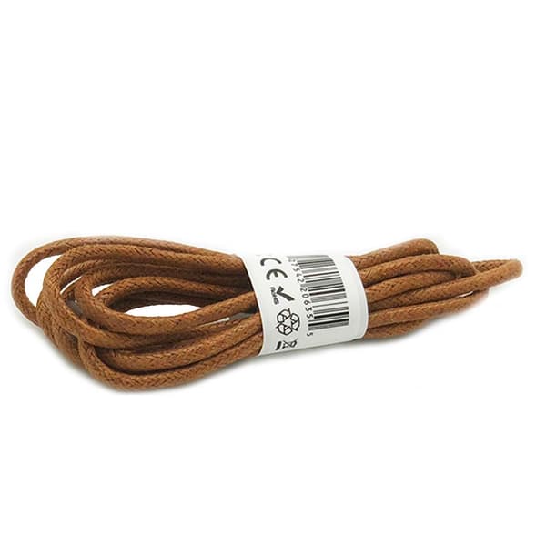 Voksede snørebånd (snørebånd) 100 cm Gray