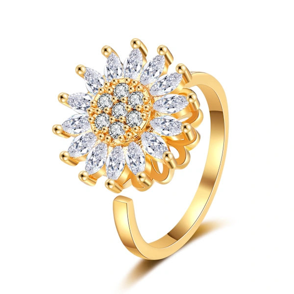 Angstringe Justerbare Fidget Angstringe (Solsikke)