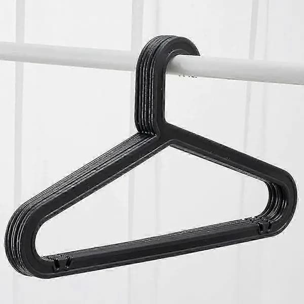 10-pack Standard PP-galge Lättviktsgalge för vardagsbruk black